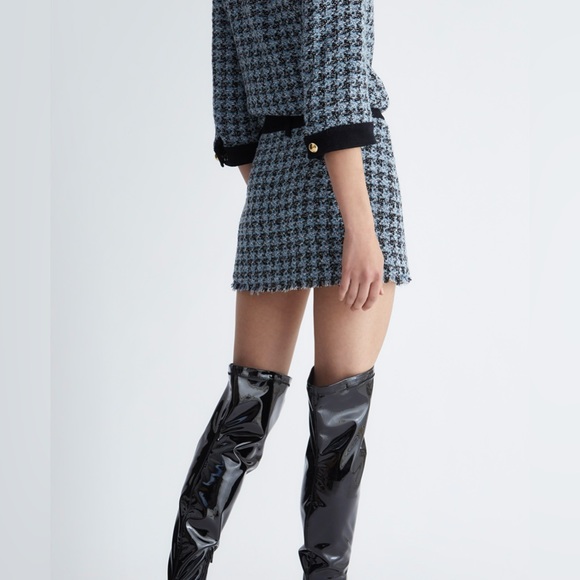 LIU-JO MILANO BOUCLÈ SKIRT - Picture 4 of 13